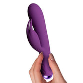 Rocks Off Flutter Rabbit Purple Usb Rechargeable Vibrator VIBRATORS-RABBIT
